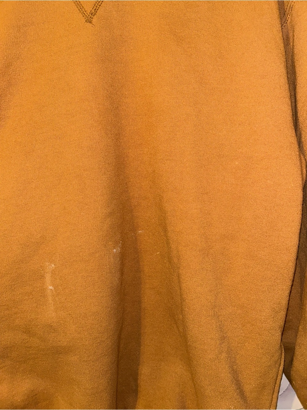 Vintage CARHARTT J154 BRN Thermal Lined Workwear Heavyweight Sweatshirt Mens S - Picture 3 of 9